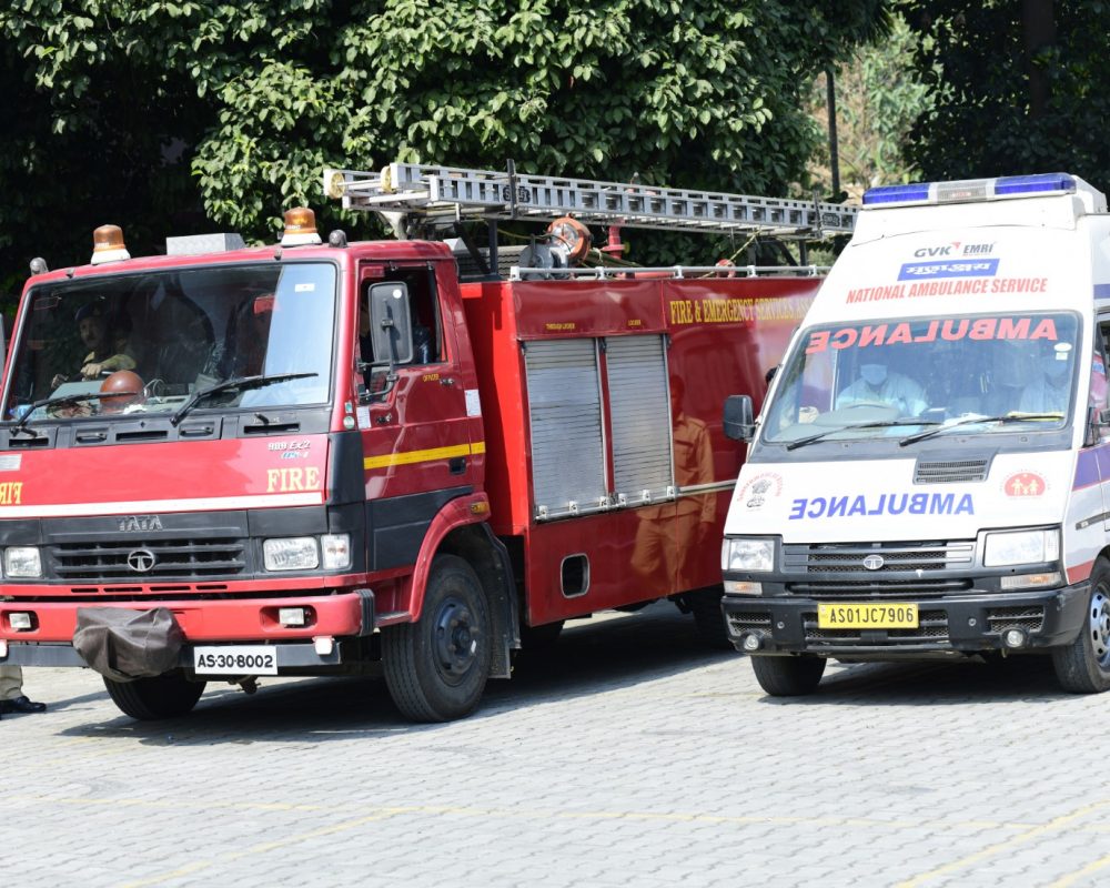 AWARENESS CAMPAIGN AND MOCK DRILL ORGANIZED BY :- FIRE AND EMERGENCY SERVICES, ASSAM