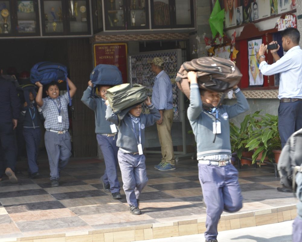 AWARENESS CAMPAIGN AND MOCK DRILL ORGANIZED BY :- FIRE AND EMERGENCY SERVICES, ASSAM