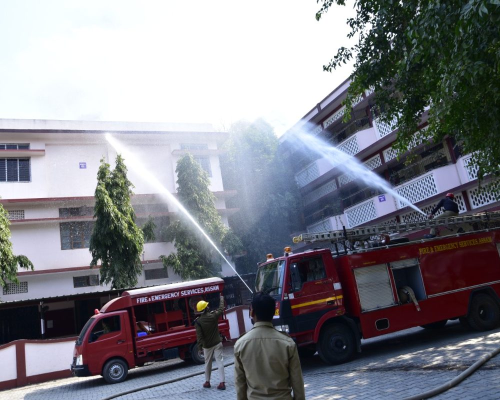 AWARENESS CAMPAIGN AND MOCK DRILL ORGANIZED BY :- FIRE AND EMERGENCY SERVICES, ASSAM